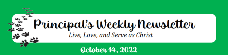 Principal's Weekly Newsletter