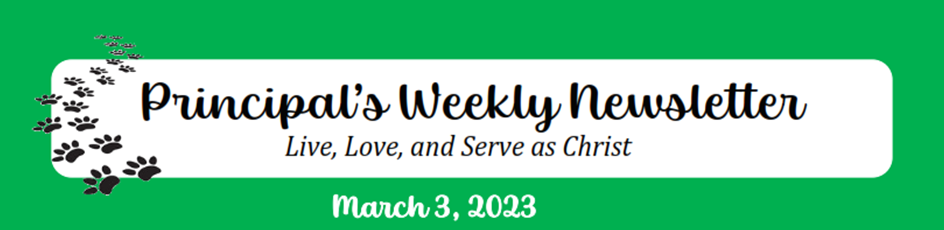 Principal's Weekly Newsletter