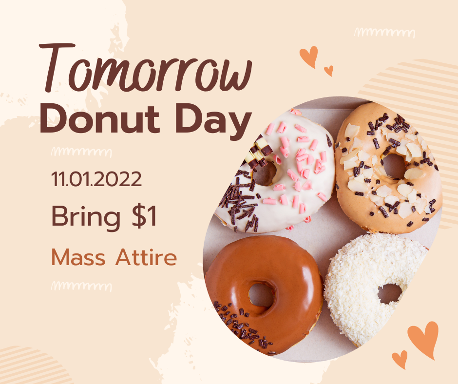 Donut Day 11.1.2022